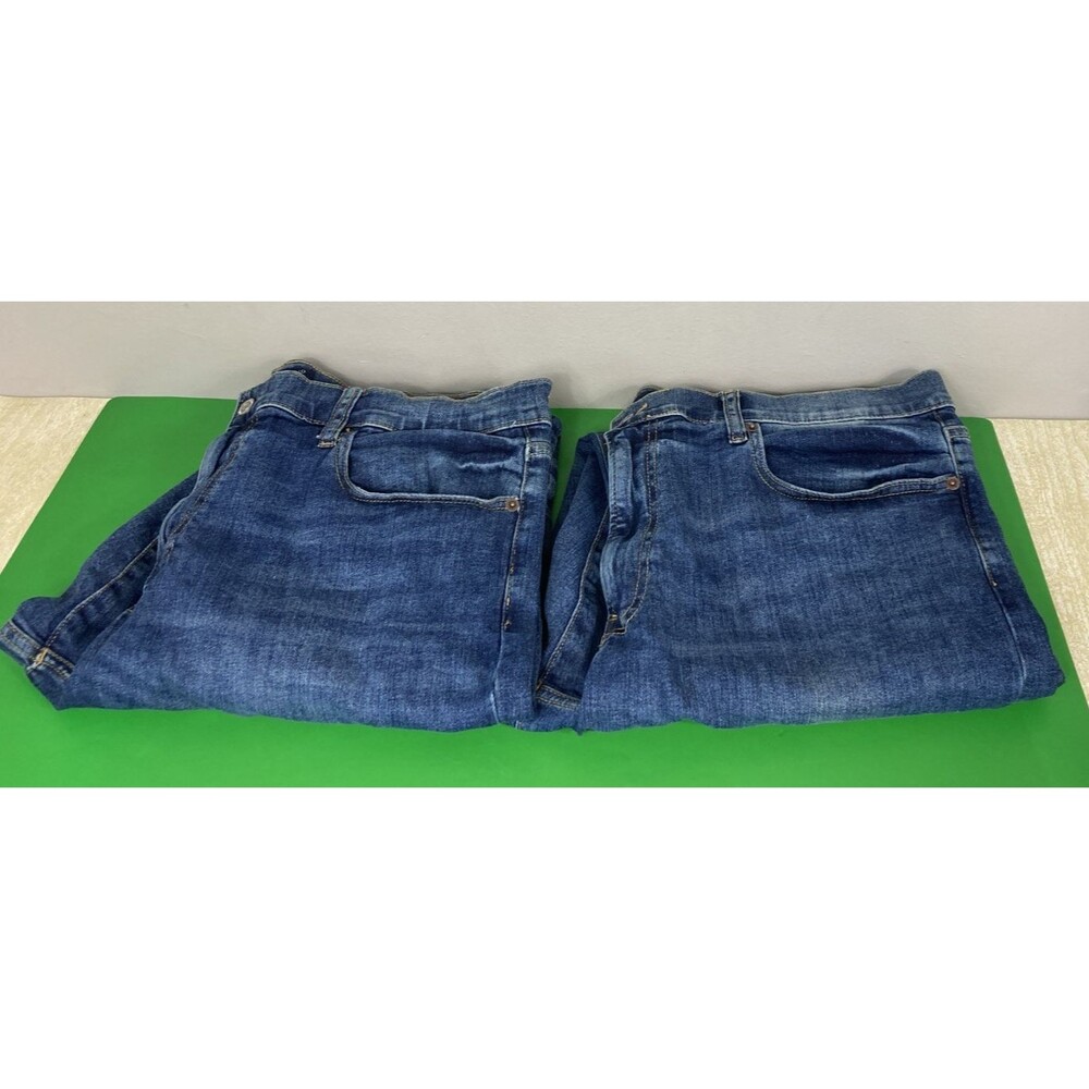 Lot Of 2 Lucky Brand  Men's 412 Athletic Slim Stretch Jeans 38x30